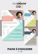 Pack cv créatif