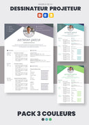 pack cv dessinateur projeteur