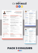 Pack cv détaillé