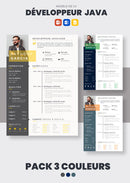 pack cv développeur java