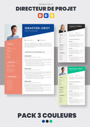 pack cv directeur de projet
