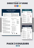 pack cv directeur usine