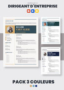 pack cv dirigeant d'entreprise