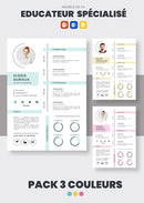 pack cv éducateur spécialisé
