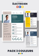 pack cv électricien