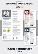 pack cv employé polyvalent restauration