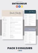 pack cv entraineur