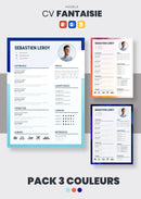 Pack cv fantaisie