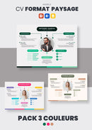 pack cv format paysage