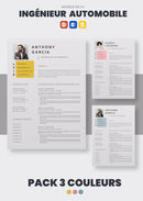 pack cv ingénieur automobile