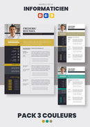 pack cv ingénieur informaticien