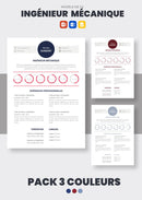 pack cv ingénieur mécanique