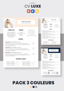 Pack cv luxe et mode