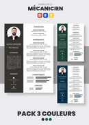 pack cv mécanicien