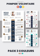 pack cv pompier volontaire