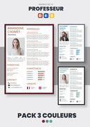 pack cv professeur