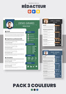 pack cv redacteur