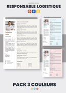 pack cv responsable logistique