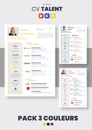 Pack cv gratuit moderne