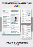 pack cv technicien froid et climatisation