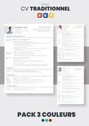 Pack cv traditionnel